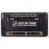 Florida Panthers Metal Laser Cut Black License Plate Frame