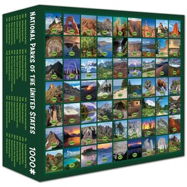 1000 Piece Jigsaw Puzzles for Adults by Pigment & Hue (National Parks of The United States)