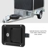 Trailer Paddle Lock ,Black Toolbox Handle Latch with 2 Keys