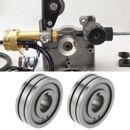 YINETTECH Pack of 2 30 mm Wire Machine Feed Drive Rollers Compatible with MIG Compatible with MAG Welding Machines (0.8 mm/1.0 mm Knurled Groove).