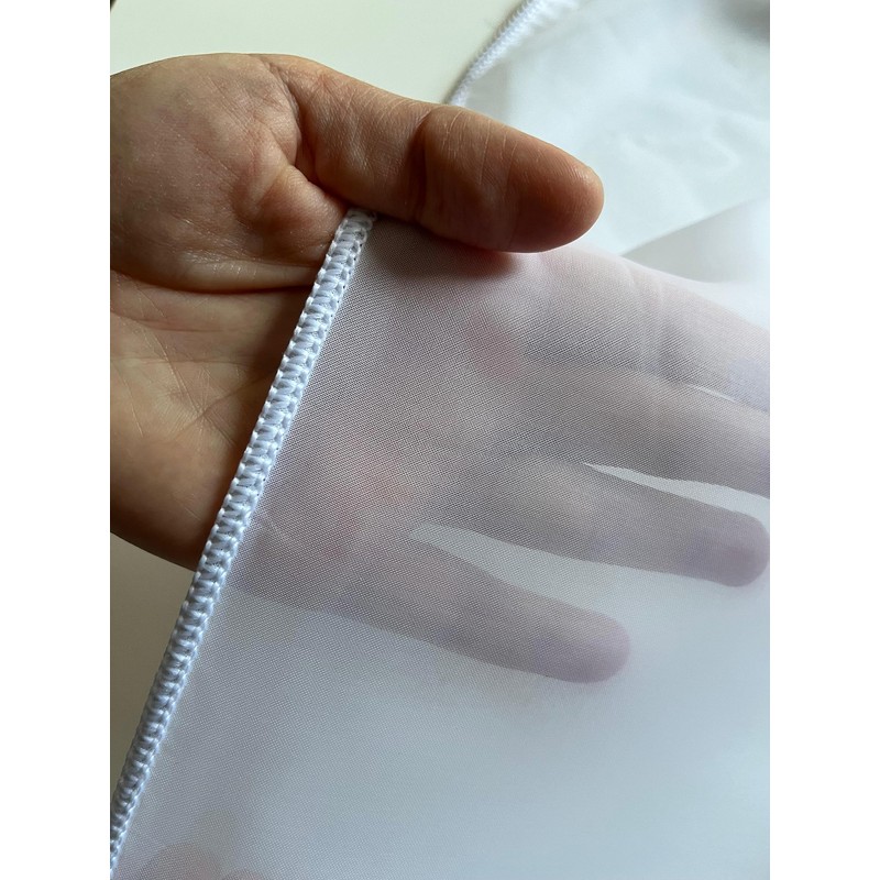 NATUR FUTURE Webstore Curtain Semi-Transparent with Ruffle Tape and Lead