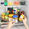 ROWNYEON Lazy Susan Turntable Organizer for Large Refrigerator, 360° Rotate