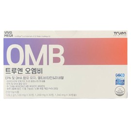 Trueen OMB (tablet 1100mg + tablet 1200mg + capsule 1340mg) x 1 pack of 30 I have read the notice and agree to its use. / 트루엔 오엠비 (정제 1100mg + 정제 1200mg + 캡슐 1340mg) x 30개입 1개 공지사항을 확인하였으며 활용에 동의합니다.