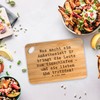 Mr. & Mrs. Panda Bamboo Chopping Board with German Text