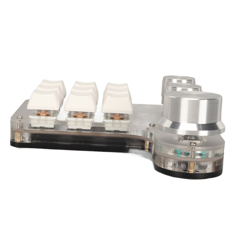 DIY Programmable Keyboard with RGB Light 9 Keys 3 Knobs