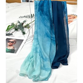 GraceSway CS Women Summer Scarfs Soft Cotton Lightweight Long Shawl and Headscarf for All Season