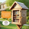 little free library wooden sign 5.5 inches, free little library