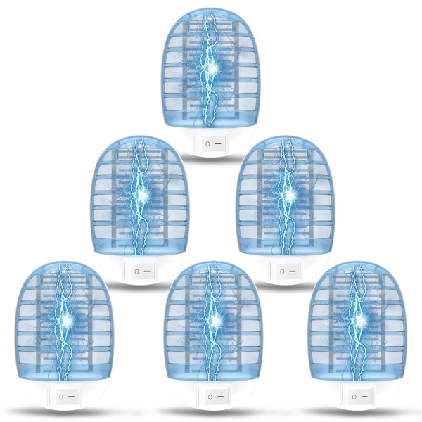 6 Packs Bug Zapper Indoor, Fly Traps for Indoors, Insect