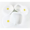 Reston Lloyd Nesting Microwave Containers, Set of 3, Adjustable Steam