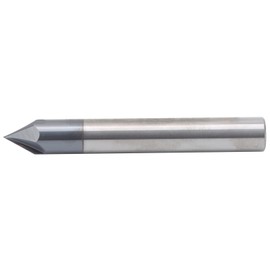 Chamfer End Mill 3 Flute 60° Milling Cutter Tungsten Steel CNC Carving Polishing Router BitD10 x 60° x 75L