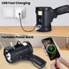 BERCOL Rechargeable Spotlight,2000000 LM Super Bright Handheld Spot Light LED