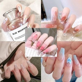 Eden Deargel DIY Nail Tips Long Point Best Wedding - WC9A6C5_005_Milky Way_NLC／FREE / 이덴 디어젤 셀프 네일팁 롱 포인트 베스트 웨딩 - WC9A6C5_005_은하수_NLC／FREE