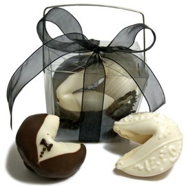 Bride & Groom Fortune Cookies- Take Out Pail of 2