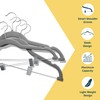 Lifemaster Velvet Skirt Hangers – with Adjustable Clips, 360 Degree