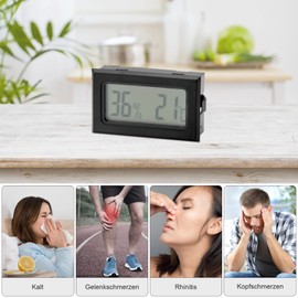 5 x Mini Thermometer & Hygrometer Indoor Digital Humidity Meter Thermometer Indoor Mini LCD Digital Thermometer Hygrometer Gauge