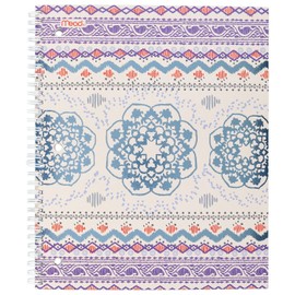 Mead Spiral Notebook, College Ruled, 80 Sheets, 9" x 10-1/2", Pretty Please, Design Selected For You May Vary (07046)