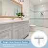 Estmoon 30 Pack Cabinet Knobs Brushed Nickel Cabinet Handles, Stainless