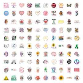 Inspirational Quotes Stickers, Beautiful Attractive Motivational Stickers, Pack of 100 Waterproof Vinyl Stickers for Teenagers and Adults for Laptop, Water Bottles, Scrapbooking, Folders