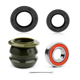 Steering Shaft Bushing Bearing Seal For Honda FourTrax 200 TRX200 1990-1997 Recon 250 TRX250 TE/TM 2002-2009 2011-2022 Sportrax 90 TRX90 1993-2008 Sportrax 250 TRX250EX 2001-2008 90753-GB4-681