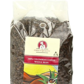 Chef's Quality Colombian Whole bean coffee, 2.5 Pound Bag