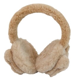 Cute Furry Animal Ear Plush Bear Earmuffs Winter Outdoor Ear Warmers Headband for Women (Brown, One size)