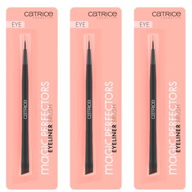 Catrice Magic Perfectors Eyeliner Brush, Black, Instant Result, Vegan, Nanoparticle Free, Pack of 3 (3 x 1 Pieces)