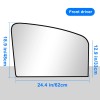 mingo-tech 4pcs Car Magnetic Side Front & Rear Window Sun