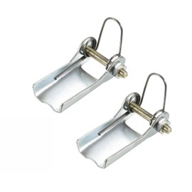 2 Pack Steel Safety Hooks Latch Replacement Kit for Clevis Slip Hook Truck Trailer Towing Receiver Hitch, Silver, 0.5T