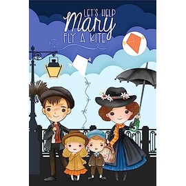 Silly Goose Gifts Mary Poppins Themed Party Decoration Kit Set Bundle (Let's Fly A Kite Game)