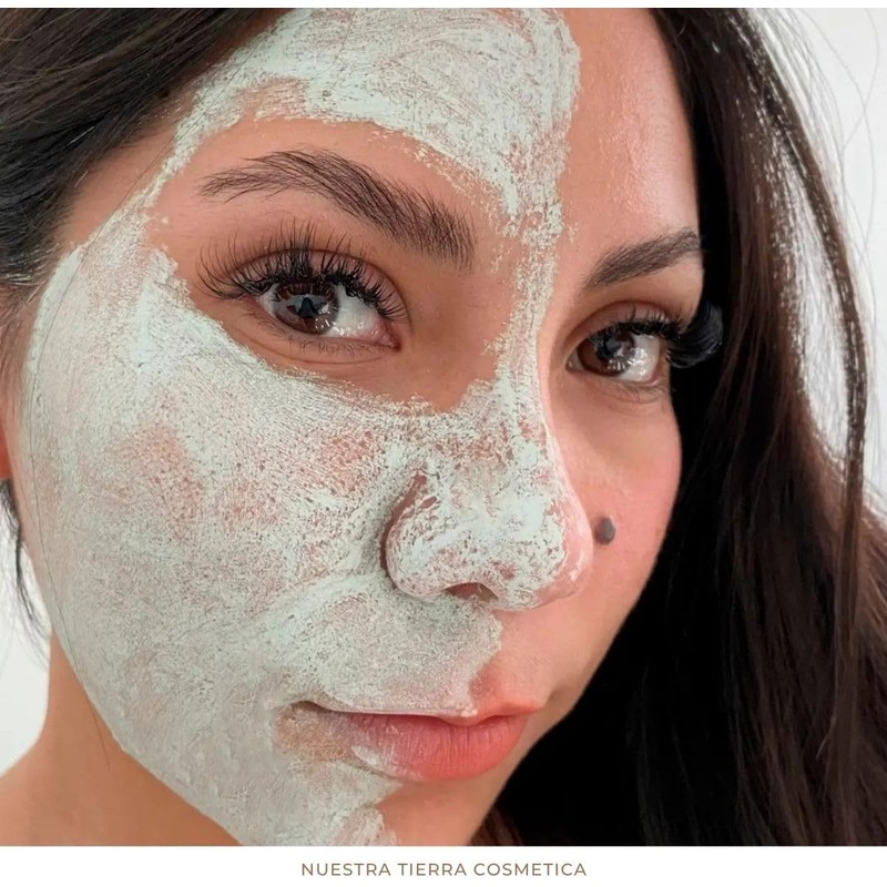 Nuestra Tierra Cosmética Mascarilla Sólida Anti Ojeras, Revitalizante, Refrescante y