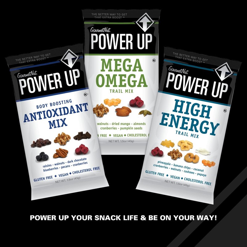 Power Up Premium Trail Mix - Variety Pack 24pk -