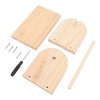 Wooden Yarn Holder Single Rotating Yarn Storage Horizontal Crochet Yarn