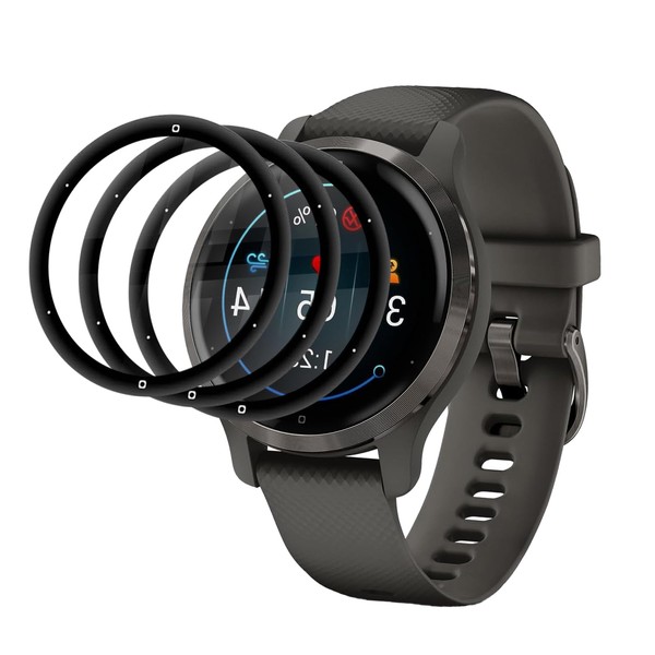 KUSINHOKA [3 Pack] Screen Protector for Garmin Venu 2S，3D Curved
