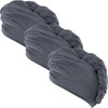 Erwin Müller Turban Pack of 3 Walk Terry Cloth Anthracite