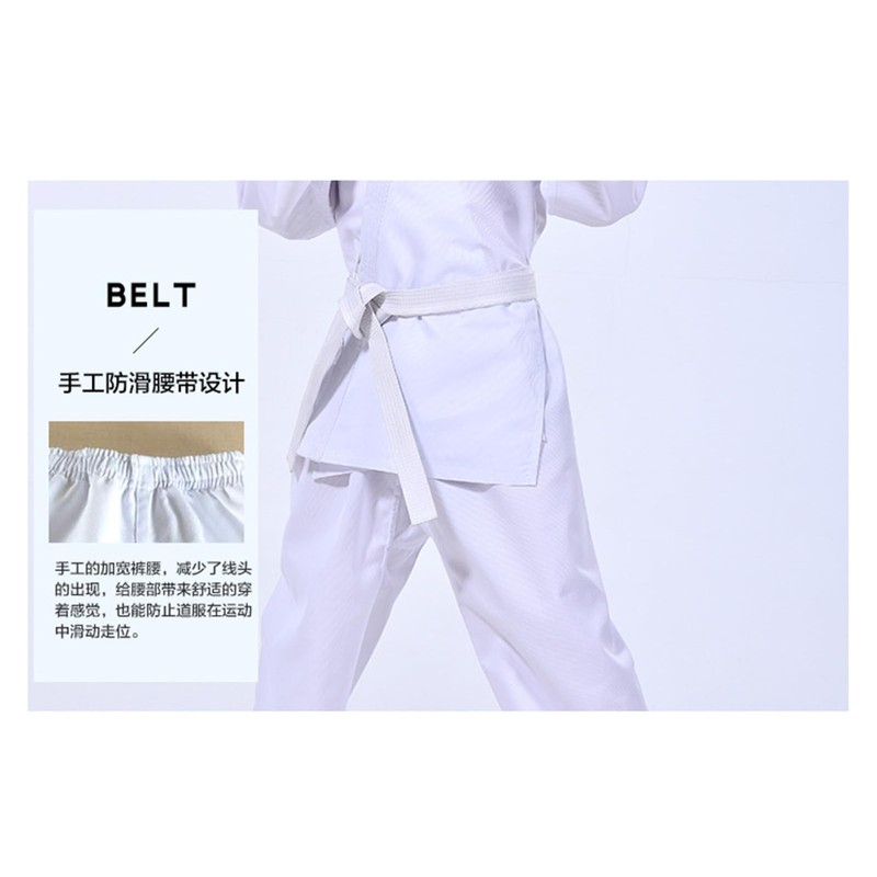 LanBuff Taekwondo Clothing, Karate Clothing, 100% Cotton, 3-Piece Set, Top