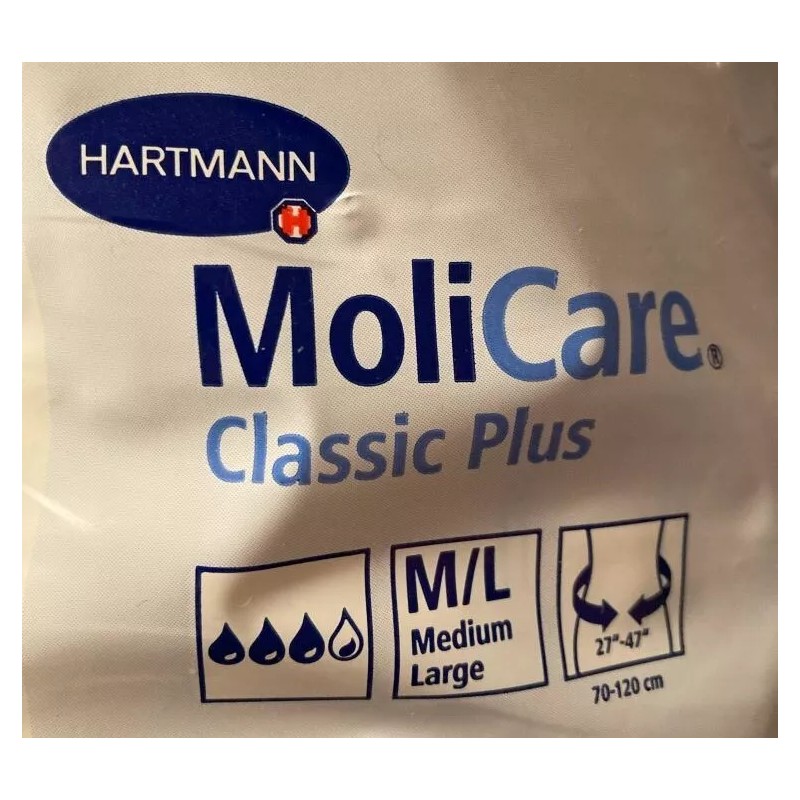 Hartmann (2) Hartmann MoliCare Classic Plus European Adult Diapers PLASTIC