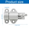 Bivethoi 2Pcs Self-Closing Latches, Resilient Bolt Latch Spring Door Lock,