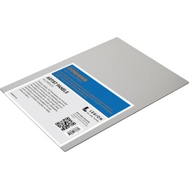 Legion Artist Panel, 1/8" Composite Brushed Aluminum with Stonehenge Aqua Coldpress White, 100% Cotton, 140lb Paper, 12 x16 inches for Wet Media