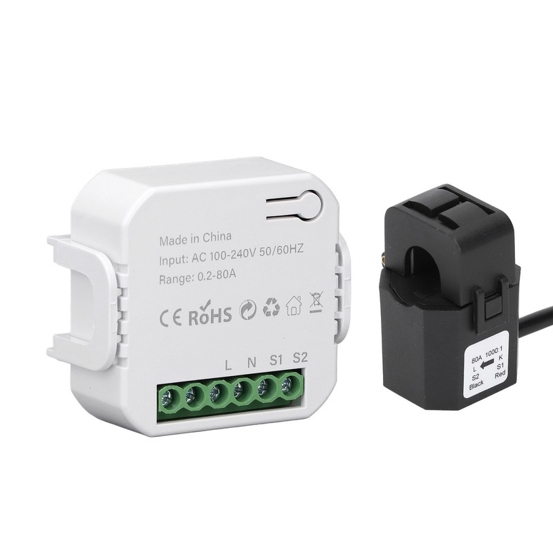 Smart Energy Monitor WiFi Single Phase Smart Energy Meter 0.2‑80A