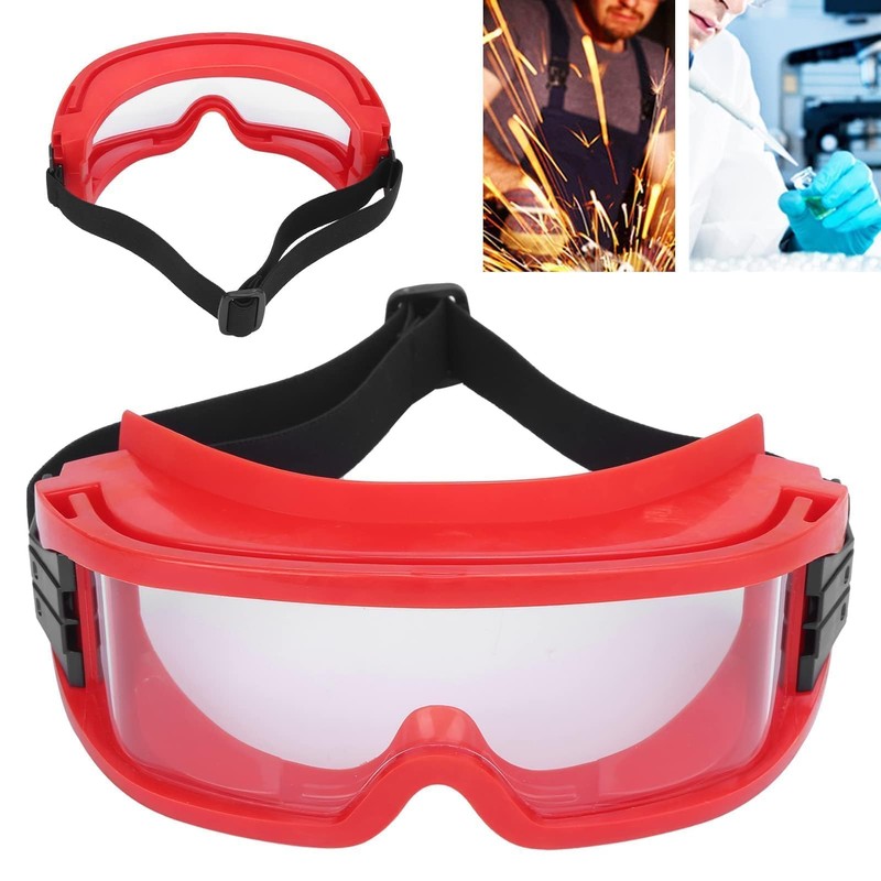 Cyrank Safety Goggles, Scratch Resistant Antiflaming Fireproof Heat Protective Safety