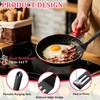 Silicone Brownie Spatula Set, Heat Resistant, Non-Stick Kitchen Turner for