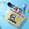 Azteoiz Lemon Makeup Bag, Lemon Gifts, Lemon Decor Bag, Girl