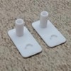 ULEIVA Replacement Clip 2 Pieces White Compatible with Kermi Type