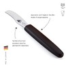 triangle Orange Peeler - Includes Serrated Blade, Smooth Blade &