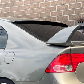 SpoilerKing Rear Window Roof Spoiler Visor (284R) Compatible with Honda Civic 2006-2011 4 Door Sedan