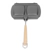 Double Sided Frying Pan Fast Heat Conduction Evenly Heated Detachable