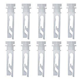 The Stem 10Pack for Vanes Carrier of 3-1/2" or 5" Vertical Blinds Components Used for Iron Headrail of Vertical Blinds Accessories