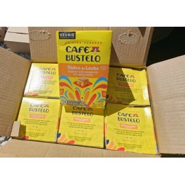 Café Bustelo Cafe Bustelo Dulce De  Leche  Coffee Pod K Cups 60 Total Count 1/2026 Caramel.