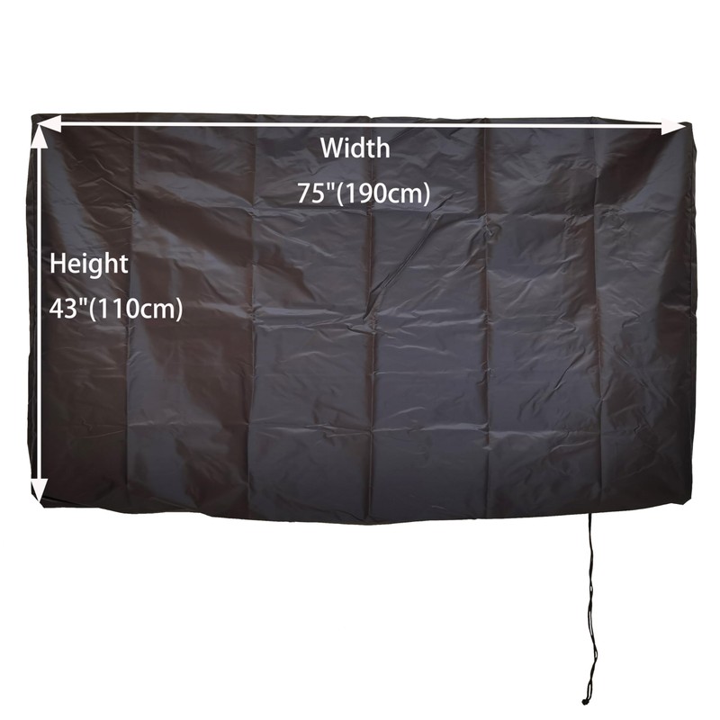 LU2000 TV Dust Cover, 58" Screen Display Protectors, Televison Snowproof