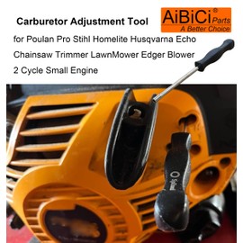 AIBICI Carburetor Adjustment Tool Screwdriver Cleaning Kit Carrying Case for Common 2 Cycle Small Engine, fits Stihl Poulan Husqvarna MTD Trimmer Weedeater Chainsaw, Pack of 8